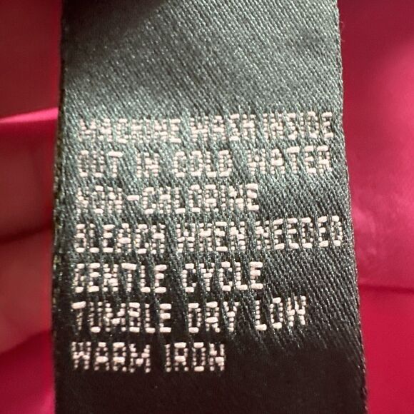 Vintage Lauren Ralph Lauren Pink Pants Women's 14 Petite Chino - Picture 11 of 11